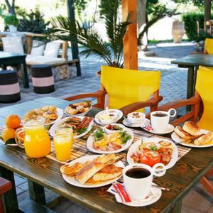 Ontbijt bij Sunny Garden